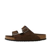 Birkenstock- Arizona Soft Footbed Suede Leather Regular Fit- Shoes- Hombre- Marrón- 45 EU- Arizona Soft Footbed Suede Leather Regular Fit