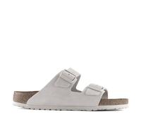 Birkenstock Arizona Soft Footbed Suede Leather - Talla: 40 Antique White