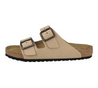 Birkenstock Arizona Wire Buckle - Sandalia unisex para adultos, piel nobuck normal, beige, 42 EU
