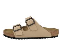 Birkenstock Arizona Wire Buckle Sandalias de Piel Nubuck Unisex Beige Normal