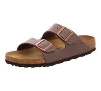 Birkenstock Arizona, Zapatos con Hebilla para Unisex Adulto, Marrón (Mocha Birkibuc), 38 EU (estrecho)