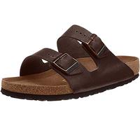 Birkenstock Arizona, Zapatos con Hebilla Unisex Adulto, Marrón (Dark Brown Briko), 43 EU (Normal)
