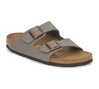 Birkenstock Arizona, Zuecos Unisex, Beige Gris Nubuk Stone, 40 EU