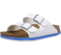 Birkenstock Arizona, Zuecos Unisex, Blanco Blanc White Ls White, 47 EU