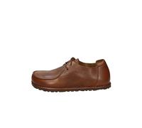 BIRKENSTOCK Derbies de piel Utti Lace. Color Marrón