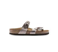 Birkenstock Passe-pouces Mayari Birko-Flor Graceful Taupe, Sandalia Mujer, 38 EU Ancho