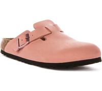 Birkenstock Boston Ajuste Estrecho Hebilla Zueco Niñas Rosa UK 3.5