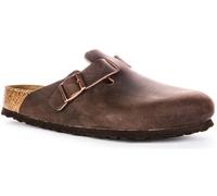 Birkenstock Boston Bs Mule Clog Sandalias Para Mujeres En Marrón UK 3 - 12