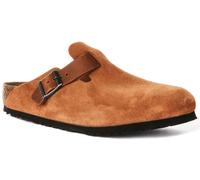 Birkenstock Boston Bs Zuecos De Cuero Mixto Para Hombre En Cognac UK 5 - 12