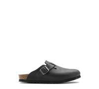 Birkenstock - Boston Oiled Leather Zuecos Narrow - Shoes - Hombre - Negro - 42 EU -