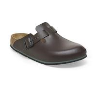 Birkenstock Boston Pro Clogs de cuero - Zapatos profesionales certificados de alta calidad para medicina, hostelería y servicio, Java, 41 EU