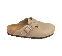 Birkenstock - Boston Sandalias de Cuero Aceitado Estrechas - Shoes - Mujer - Beige - 37 EU -