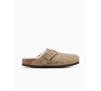 BIRKENSTOCK Boston Shearling Suede Leather Narrow Marrón 36