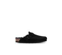 Birkenstock - Boston VL Shearling Regular Fit - Shoes - Mujer - Negro - 40 EU -