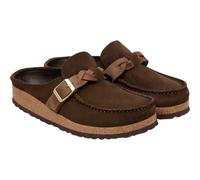 Birkenstock Buckley Braided Suede Leather sandalias mujer - Carafe - Estrecha - 40
