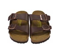 Birkenstock - Chanclas Clic con Hebillas Dobles de Cuero - Shoes - Mujer - Marrón - 39 EU -