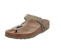 BIRKENSTOCK Chanclas Mayari Cuir Grass para Mujer, Color Caqui., 37 EU