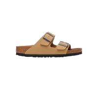 Birkenstock - Chanclas y sandalias mujer - Arizona Birkibuc Narrow Latte Cream de Cuero - Talla 37 - Marrón Marrón 37