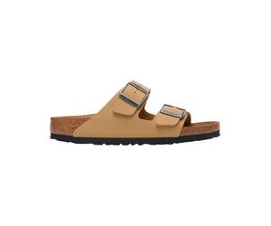 Birkenstock - Chanclas y sandalias mujer - Arizona Birkibuc Narrow Latte Cream para Mujer de Cuero - Talla 37 - Marrón Marrón 37