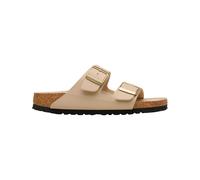 Birkenstock - Chanclas y sandalias mujer - Arizona Birko-Flor Narrow Triples Sandcastle/Oyster de Cuero - Talla 39 - Beige Beige 39