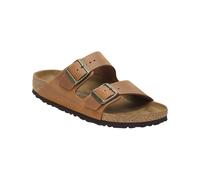 Birkenstock - Chanclas y sandalias mujer - Arizona Oiled Leather Narrow Cognac de Cuero - Talla 38 - Marrón Marrón 38