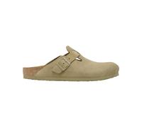 Birkenstock - Chanclas y sandalias mujer - Boston LEVE Narrow Faded Khaki para Mujer de Cuero - Talla 40 - Marrón Marrón 40