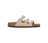 Birkenstock - Chanclas y sandalias mujer - Florida Birko-Flor Narrow Sandcastle para Mujer de Cuero - Talla 37 - Beige Beige 37
