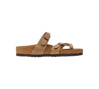 Birkenstock - Chanclas y sandalias mujer - Mayari Oiled Leather Regular Tobacco Brown para Mujer de Cuero - Talla 37 - Marrón Marrón 37