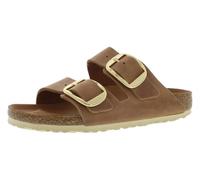 Birkenstock Classic Arizona Eva, sandalias de moda para mujer, Marrón coñac/marrón camello, 40/41 EU Narrow