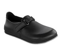 BIRKENSTOCK Clog Linz Superlauf, piel natural, color negro, normal, talla 42 583184-42 (zuecos para mujer, zapatillas, zapatillas, zapatillas, zuecos, zuecos, zapatos de trabajo)
