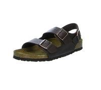 BIRKENSTOCK Correa de tobillo Milano Nl para hombre, marrón oscuro, 47 EU
