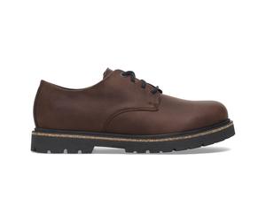 BIRKENSTOCK Derbies de piel Highwood Lace Low. Color Marrón