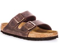 BIRKENSTOCK Deslizar 2 Tira Hebillas Arizon Sandalias Mujer Oscuro Marrón