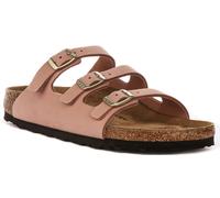 Birkenstock Florida 3 Hebilla Talla Estrecha Sandalias Mujer Rosa EU 36-42