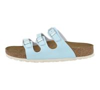 Birkenstock Florida Birko-Flor - Chanclas estrechas para mujer, azul, 40 EU Schmal