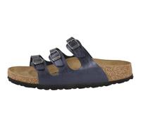 Birkenstock Florida Birko-Flor Graceful - Sandalias estrechas para mujer, azul oscuro, 37 EU Schmal