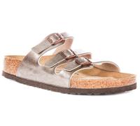 Birkenstock Florida Bs Birko Flor Metal Pin Sandalia Mujer Taupe EU37-41