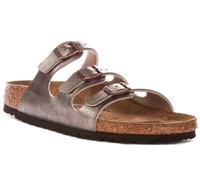 Birkenstock Florida Bs Birko Slip On Deportiva Fit Estrecho Mujer Taupe