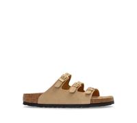 Birkenstock - Florida Hex Calzata S Slippers - Shoes - Mujer - Beige - 37 EU -
