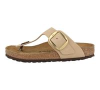 BIRKENSTOCK Chanclas Gizeh Big Buckle LENB Sandcastle in Beige 41