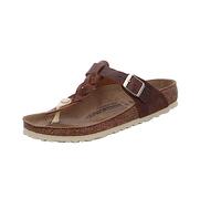 Birkenstock Gizeh Braided Cognac, Oiled Leather, Flip Flops Mujer