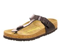 Birkenstock Gizeh Birko-Flor - Sandalias de Dedo, Unisex, Negro (Schwarz), 38 (estrecho)