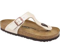 Birkenstock Gizeh BS, Chanclas para Mujer, Blanco (Graceful Pearl White/Antique Lace), 36 EU