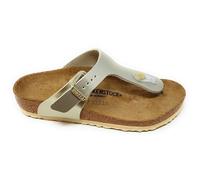 Birkenstock Gizeh Chanclas 1015593 oro (Electric Metallic Gold),EVA Corcho y Piel, Made in Germany, Oro Electric Metallic Gold, 36 EU Stretta
