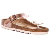 Birkenstock Gizeh Kids Bs Sandalias Para Niñas Con Pin Metal, Cobre