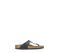 Birkenstock - Gizeh Oiled Leather Sandalias - Shoes - Hombre - Negro - 41 EU -