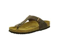 Birkenstock Gizeh - Sandalias de dedo de piel natural unisex, Marrón (Habana), 43