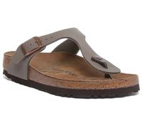BIRKENSTOCK Gizeh Unisex Estilo Tanga Sandalias en Color Piedra Talla EU 36-46