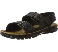 BIRKENSTOCK Kano Kano - Zapatillas de trabajo unisex para adultos (cama blanda, talla 38), color negro, Negro, 42 UE
