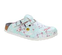 BIRKENSTOCK Kay ESD - Zapatillas de trabajo para mujer Kay ESD Flowers Field Rose, talla 37, Flowers Field Mint, 38 EU Estrecho